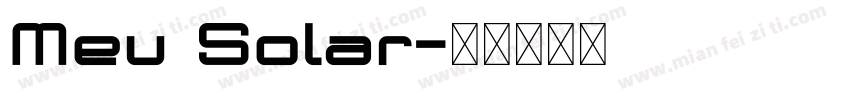 Meu Solar字体转换